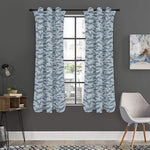 Winter Tiger Stripe Camo Pattern Print Curtain