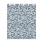 Winter Tiger Stripe Camo Pattern Print Curtain