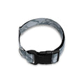 Winter Tiger Stripe Camo Pattern Print Dog Collar