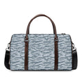 Winter Tiger Stripe Camo Pattern Print Duffel Bag