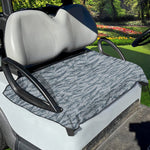 Winter Tiger Stripe Camo Pattern Print Golf Cart Seat Cover