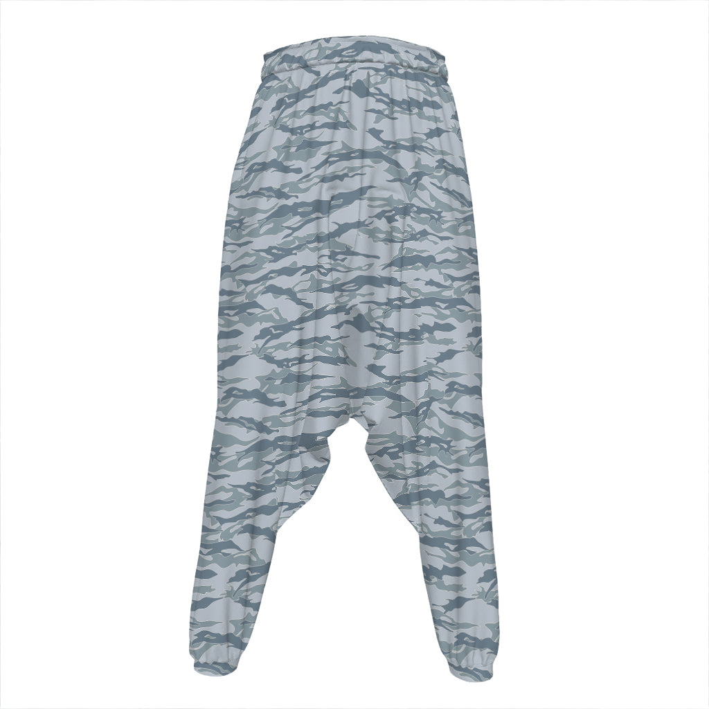 Winter Tiger Stripe Camo Pattern Print Hammer Pants