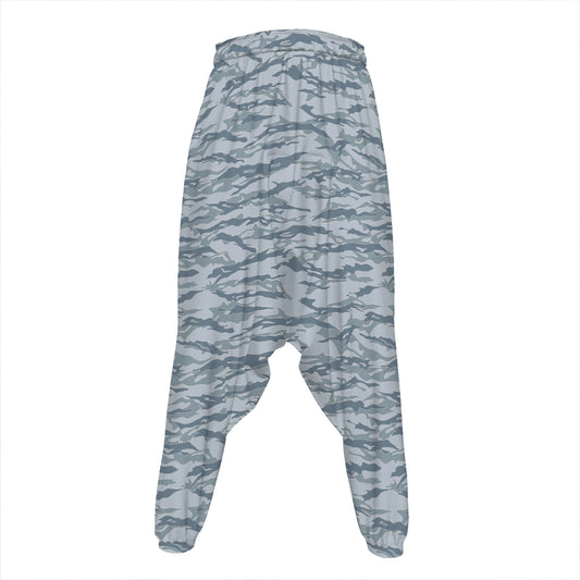 Winter Tiger Stripe Camo Pattern Print Hammer Pants