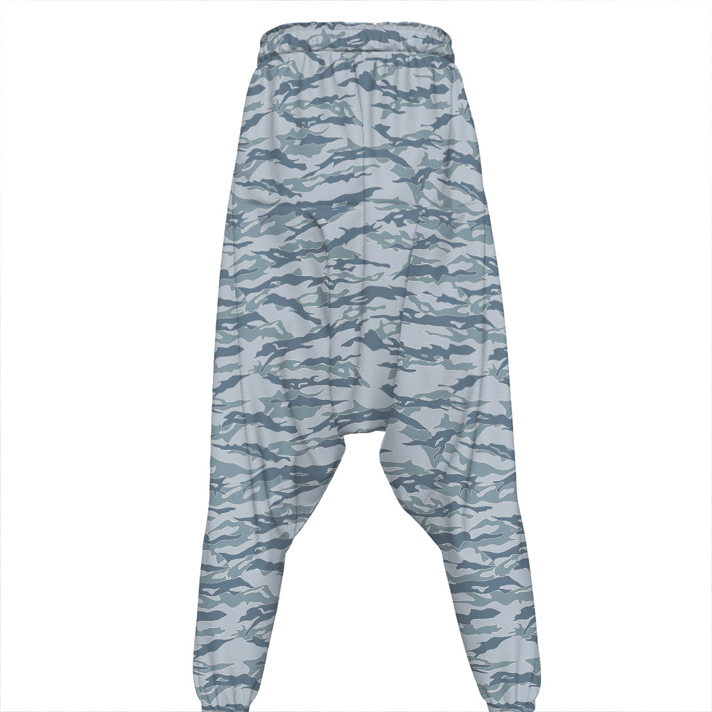 Winter Tiger Stripe Camo Pattern Print Hammer Pants