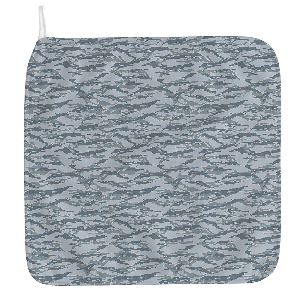 Winter Tiger Stripe Camo Pattern Print Hand Towel