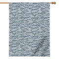 Winter Tiger Stripe Camo Pattern Print House Flag