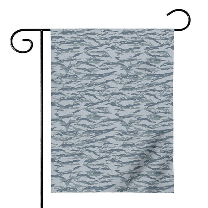 Winter Tiger Stripe Camo Pattern Print House Flag