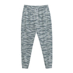 Winter Tiger Stripe Camo Pattern Print Jogger Pants