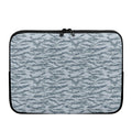Winter Tiger Stripe Camo Pattern Print Laptop Sleeve