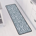 Winter Tiger Stripe Camo Pattern Print Long Kitchen Mat
