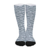 Winter Tiger Stripe Camo Pattern Print Long Socks