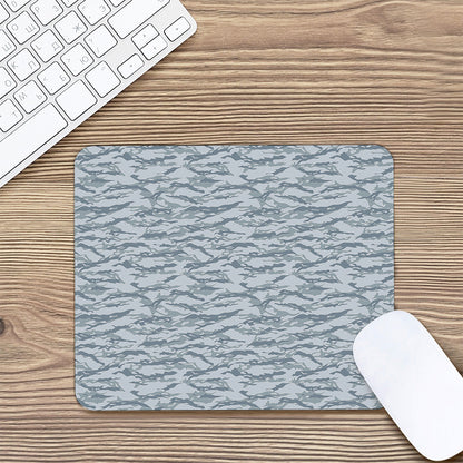 Winter Tiger Stripe Camo Pattern Print Mouse Pad