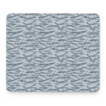 Winter Tiger Stripe Camo Pattern Print Mouse Pad