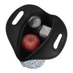 Winter Tiger Stripe Camo Pattern Print Neoprene Lunch Bag