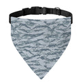 Winter Tiger Stripe Camo Pattern Print Over The Collar Dog Bandana