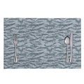 Winter Tiger Stripe Camo Pattern Print Placemat