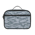 Winter Tiger Stripe Camo Pattern Print Portable Lunch Bag