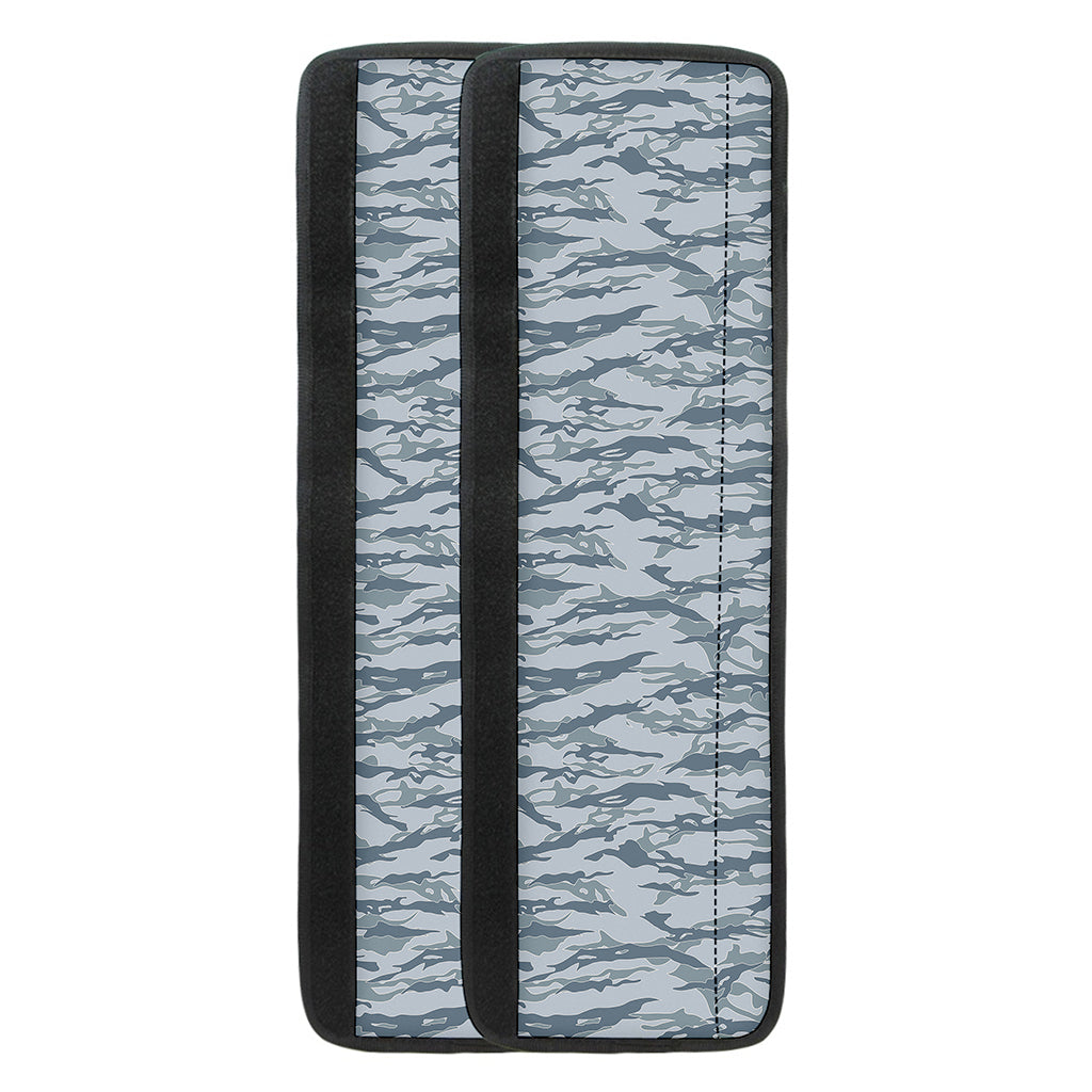 Winter Tiger Stripe Camo Pattern Print Refrigerator Handle Covers