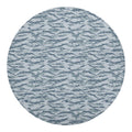 Winter Tiger Stripe Camo Pattern Print Round Blanket