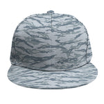 Winter Tiger Stripe Camo Pattern Print Snapback Cap