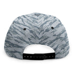 Winter Tiger Stripe Camo Pattern Print Snapback Cap