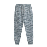 Winter Tiger Stripe Camo Pattern Print Sweatpants