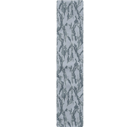 Winter Tiger Stripe Camo Pattern Print Table Runner