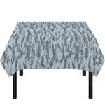 Winter Tiger Stripe Camo Pattern Print Tablecloth