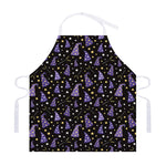 Wizard Hat Pattern Print Adjustable Apron