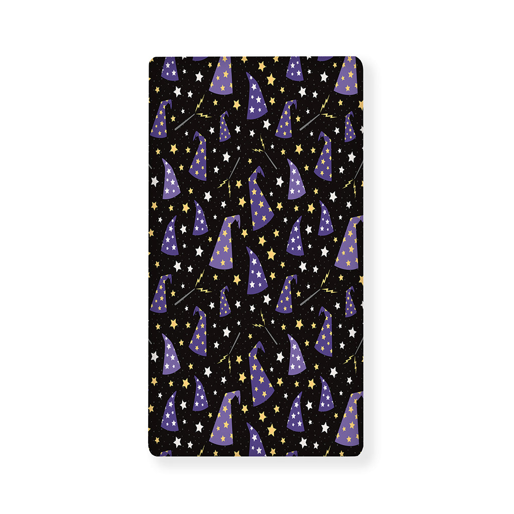 Wizard Hat Pattern Print Baby Crib Sheet
