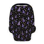 Wizard Hat Pattern Print Baby Seat Cover