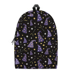 Wizard Hat Pattern Print Backpack