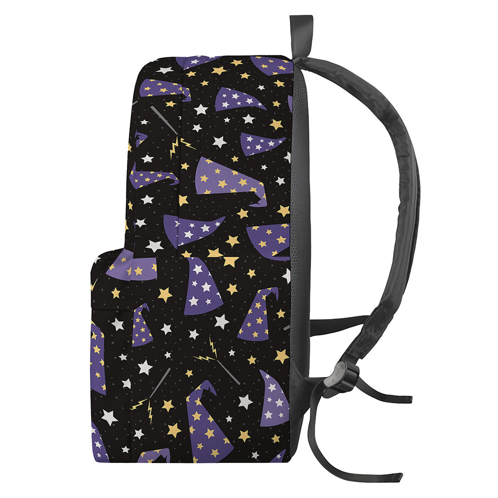 Wizard Hat Pattern Print Backpack