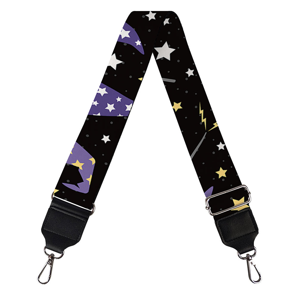 Wizard Hat Pattern Print Bag Strap