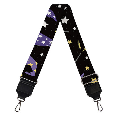 Wizard Hat Pattern Print Bag Strap