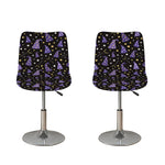 Wizard Hat Pattern Print Bar Stool Covers