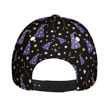 Wizard Hat Pattern Print Baseball Cap