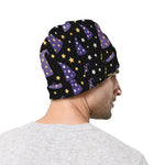 Wizard Hat Pattern Print Beanie