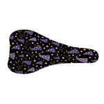 Wizard Hat Pattern Print Bicycle Seat Cover