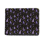 Wizard Hat Pattern Print Bifold Wallet