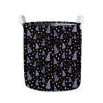 Wizard Hat Pattern Print Collapsible Laundry Basket