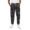 Wizard Hat Pattern Print Cotton Sweatpants