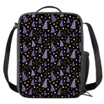 Wizard Hat Pattern Print Crossbody Lunch Bag