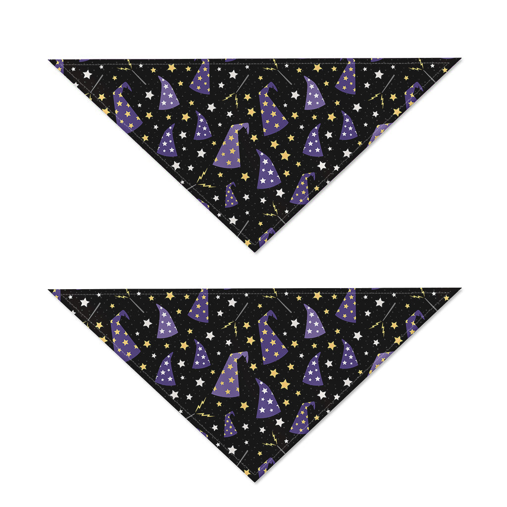 Wizard Hat Pattern Print Dog Bandana