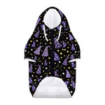 Wizard Hat Pattern Print Dog Zip Up Hoodie