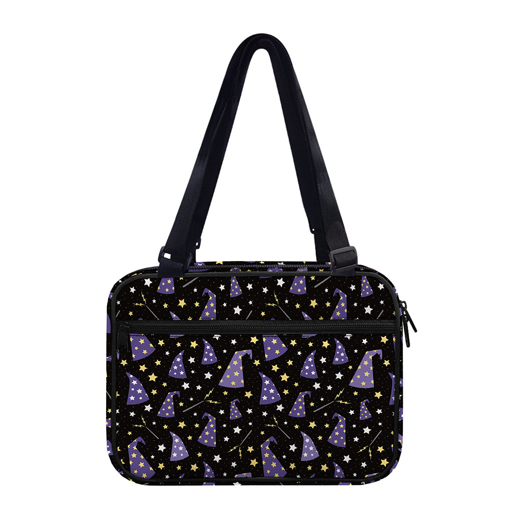 Wizard Hat Pattern Print Double Strap Bible Bag