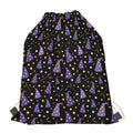 Wizard Hat Pattern Print Drawstring Bag