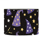 Wizard Hat Pattern Print Drum Lamp Shade