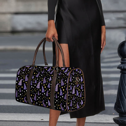 Wizard Hat Pattern Print Duffle Bag