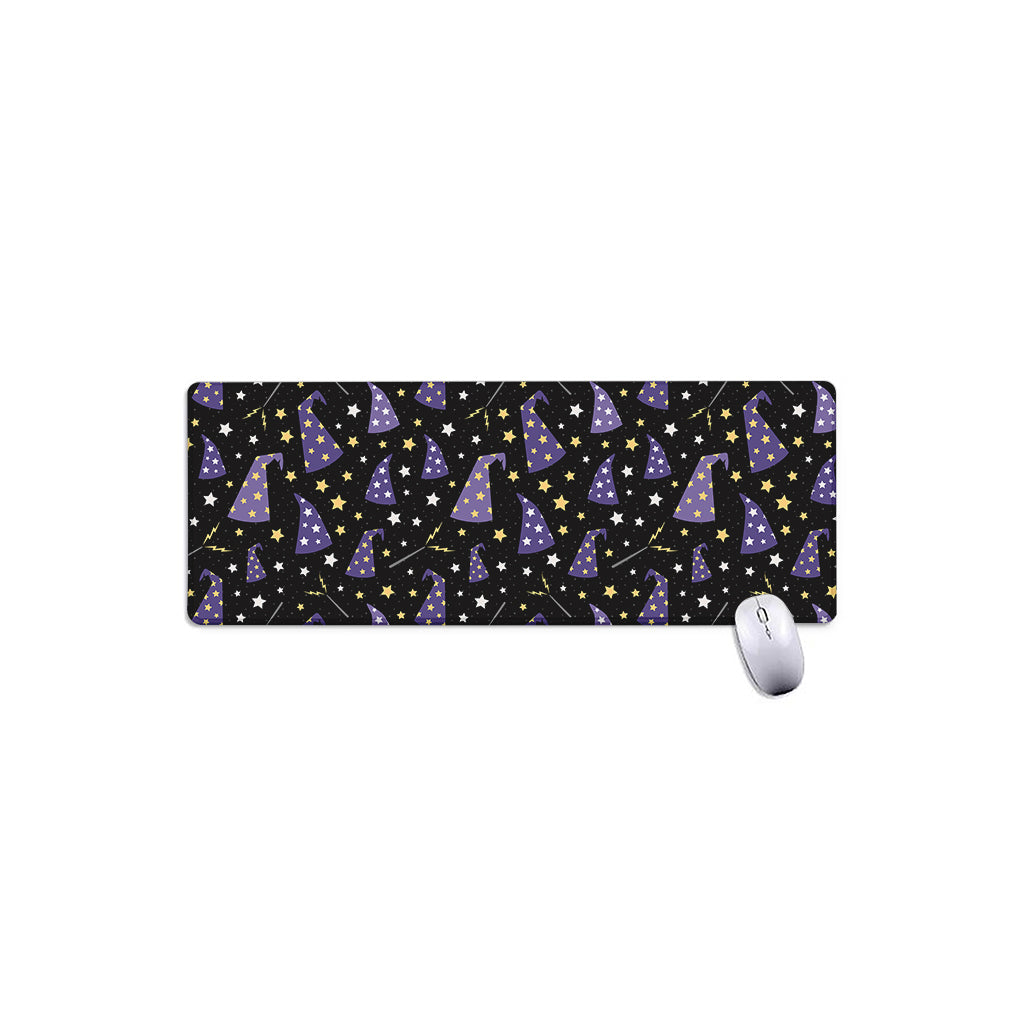Wizard Hat Pattern Print Extended Mouse Pad